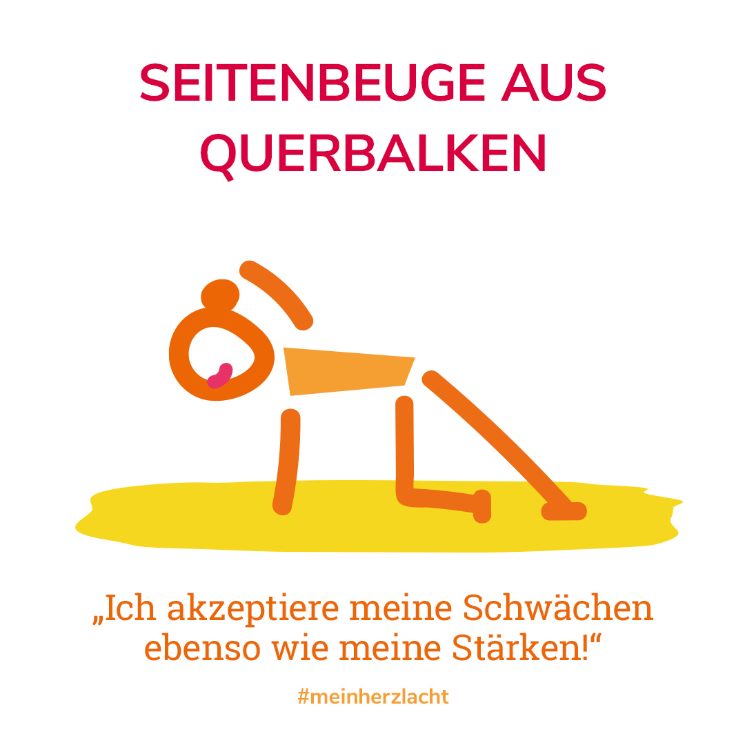Seitenbeuge aus Querbalken
